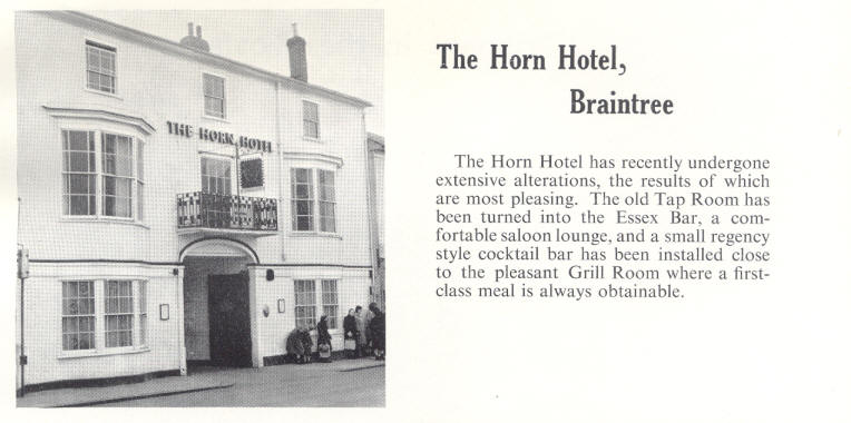 Horn Hotel - A Trumans Pub in 1963