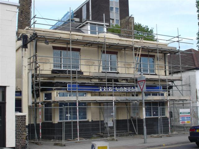 Castle, 17 Ongar Road, Brentwood, Essex - in April 2007 during renovation