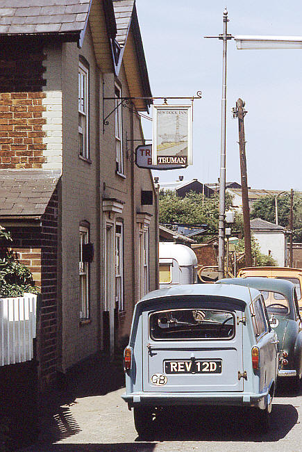 New Dock Inn, Hythe Quay, Colchester - in 1973