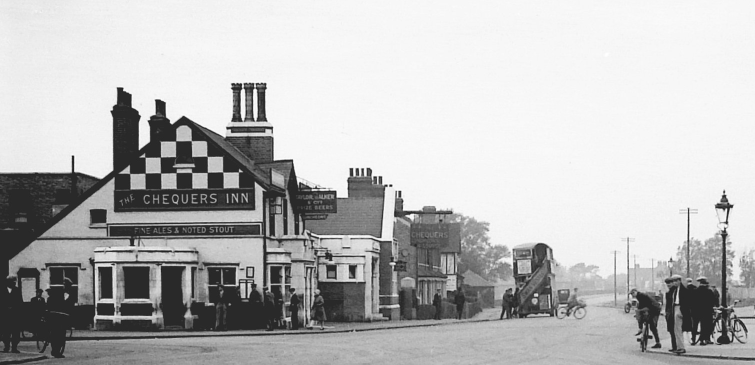 Chequers Inn, Broad Street / Ripple Road, Dagenham - circa 1920
