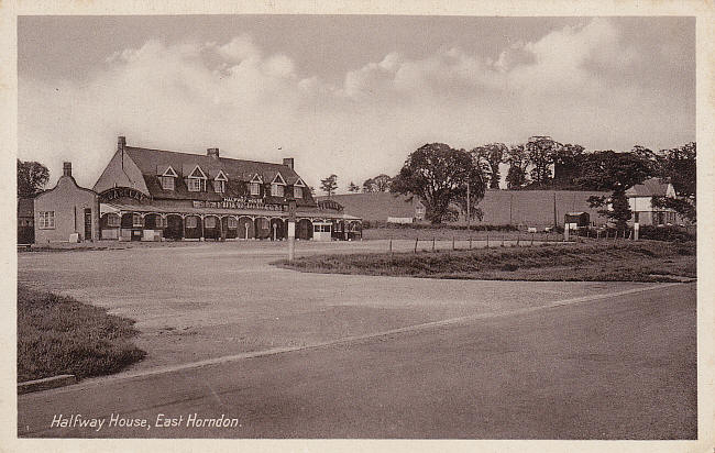 Halfway House, West Horndon - postcard circa 1930