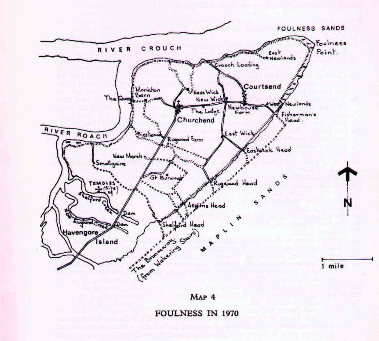 Foulness Island Map