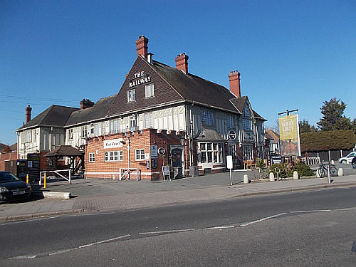 Railway Hotel, Station Road, Hornchurch - in February 2019