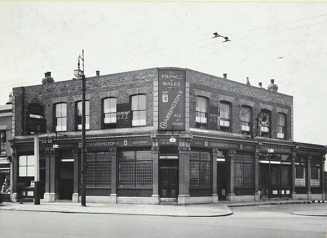 Prince of Wales, 777 High Road, Leyton E10 - in 1950