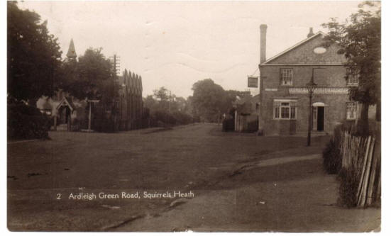 Squirrels Head, tied to the Old Hornchurch Brewery with the Railway works on the left side