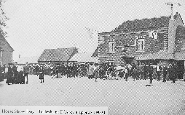 The Red Lion, Tolleshunt D'Arcy on Horse Show Day - circa 1900