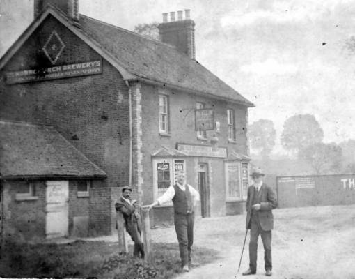 Bridge House, circa 1908 - on the right is T L Wilson, Upminster historian