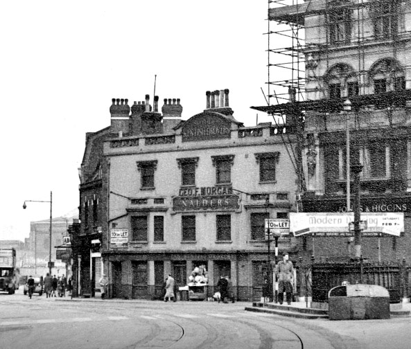 Kentish Drovers, 74 High Street. Peckham - circa 1944, Licensed victualler is George Morgan