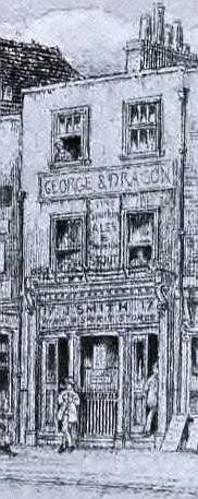 George & Dragon, 17 Queens Road, Chelsea - circa 1901 (Licensee J Smith)