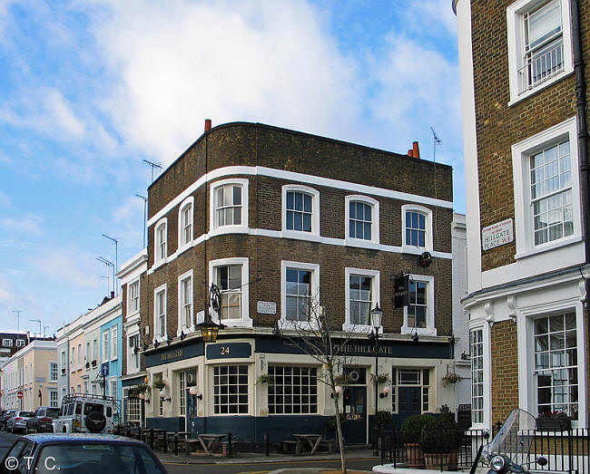 Johnsons Arms, 24 Hillgate Street, Kensington W8 - in February 2014