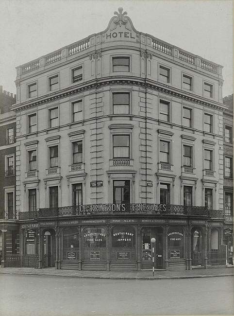 Prince Of Wales Hotel, 1 Eastbourne Terrace, Paddington W2 - in 1935