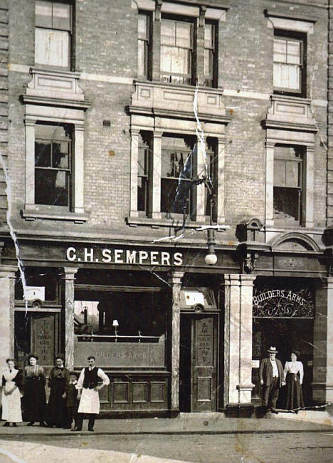 Builders Arms, 99 Stebondale Street, Poplar - Landlord C H Sempers (circa 1910)