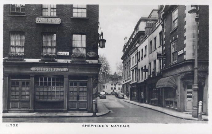 Shepherds, 12 West Chapel Street, Mayfair - circa 1940s