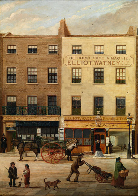 Horseshoe & Magpie, 21 Bridge Street, St Margaret, Westminster -  1857