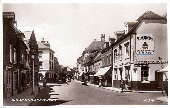 King Charles tavern, 54 Cheap Street, Newbury - in 1942