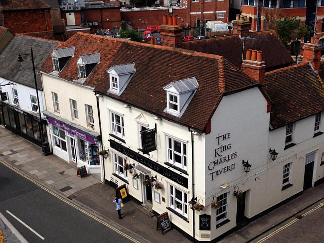 King Charles tavern, 54 Cheap Street, Newbury - in 2013