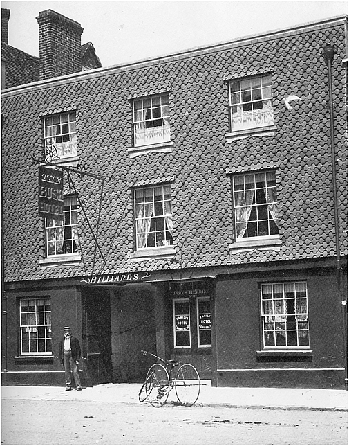 Bush Hotel, Market Place - circa 1901 (landlord James Herring)