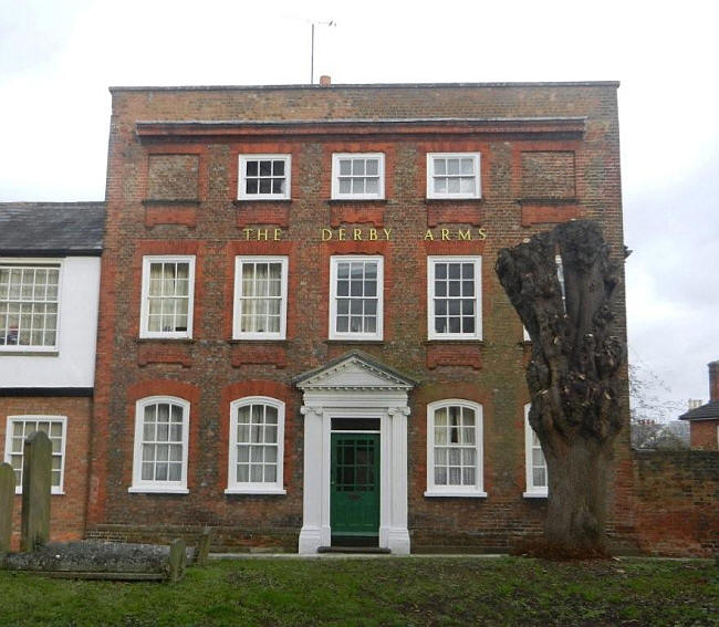 Derby Arms, 14 St Marys Square, Aylesbury - in January 2012