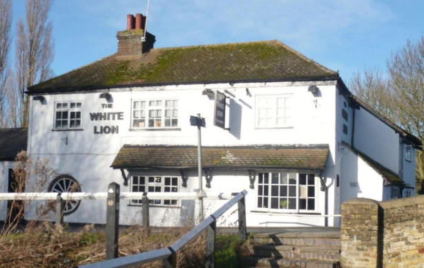 White Lion, Startops End, Marsworth - in February 2009