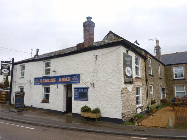 Hawkins Arms, High Road, Zelah, Cornwall - in April 2010