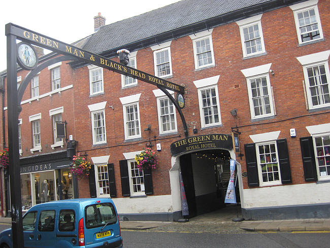 Green Man & Blacks Head Royal Hotel, St John Street, Ashbourne, Derbyshire - in September 2015