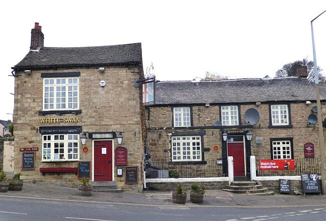 White Swan, Sheffield Road, Dronfield - in April 2013