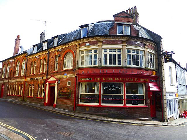 King William, 45 Fore Street, Totnes - in June 2013