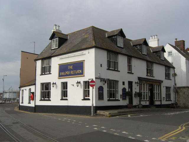 Sailors Return, 1 St Nicholas Street, Weymouth - in February 2009