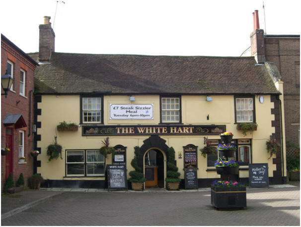 White Hart, Wimborne, Dorset - in March 2009