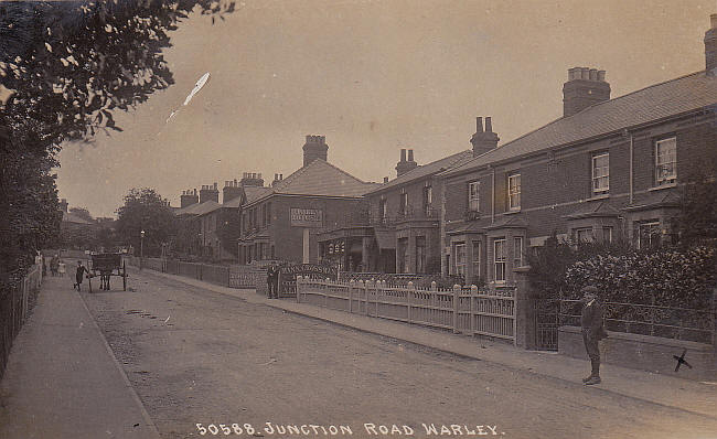 Holly House, Junction Road, Brentwood - postcard dated 1915