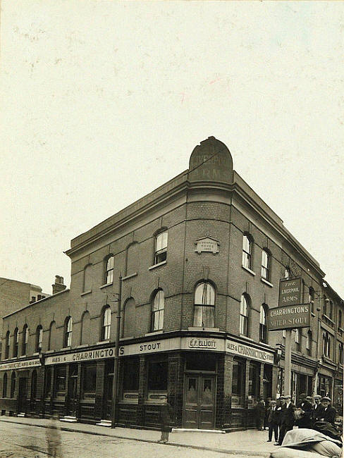 Liverpool Arms, Liverpool Terrace, 14 Barking Road, Canning Town E16 - in 1921