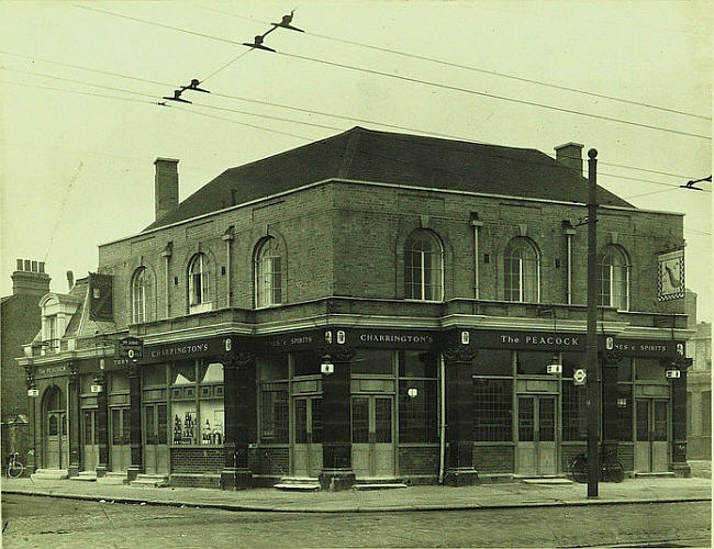 Peacock, 115 Freemasons Road, Canning Town - in 1954