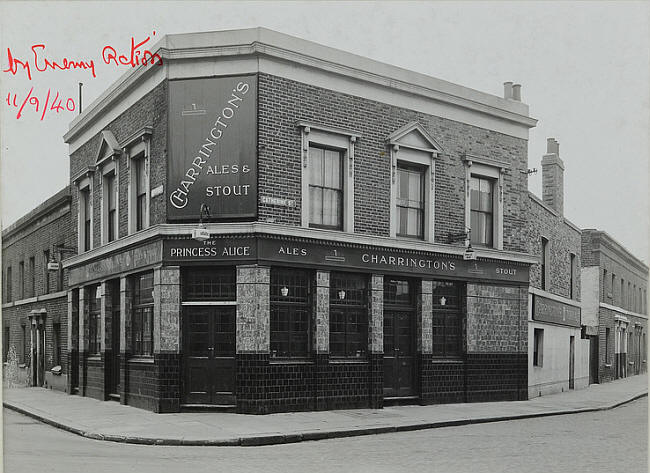 Princess Alice, 91 Boyd Road, Canning Town - in 1938