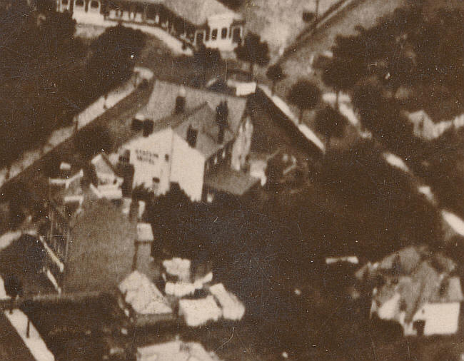 An aerial view of the Station Hotel, Clacton