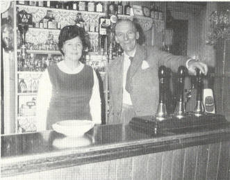 Reg Barber & Wife at the Hospital Arms, Colchester in 1968
