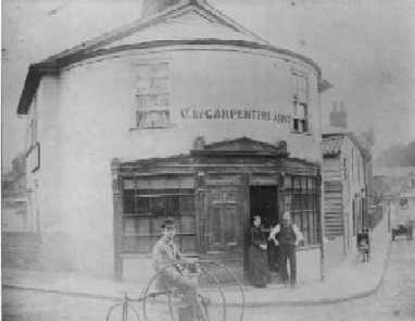 Carpenters' Arms, Chapel Street, Colchester circa 1890