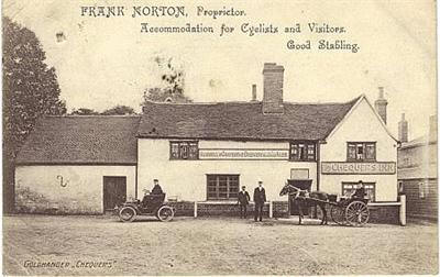 Chequers, Goldhanger - Proprietor Frank Norton, posted in 1905