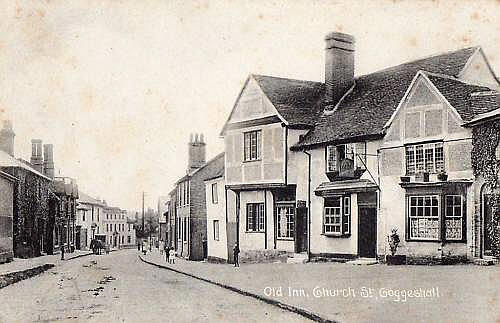 Old Inn, Church Street (believed to be the Greyhound) - posted in 1916