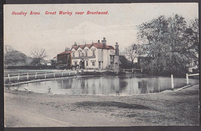 Headley Arms, Great Warley near Brentwood