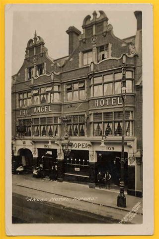 Angel Hotel, High Street, Ilford - About 1913