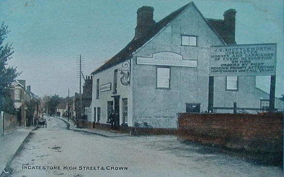Ingatestone High Street & Crown - early 1900s