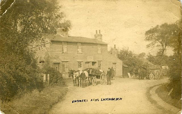Engineers Arms, Latchingdon - postmarked in 1927 but likely to be much earlier