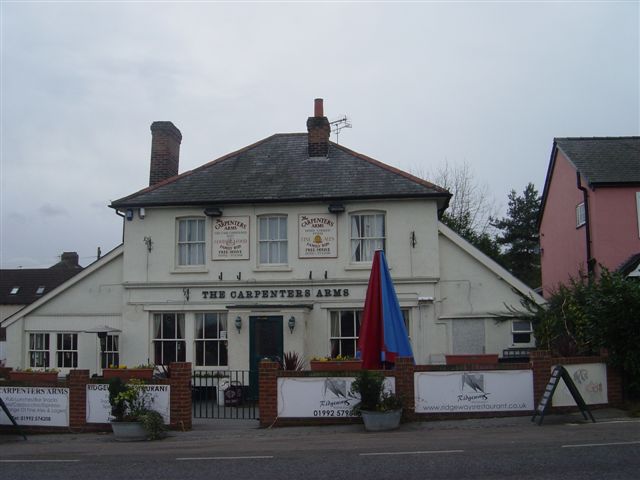 Carpenters' Arms, Thornwood Common, North Weald Bassett in January, 2005