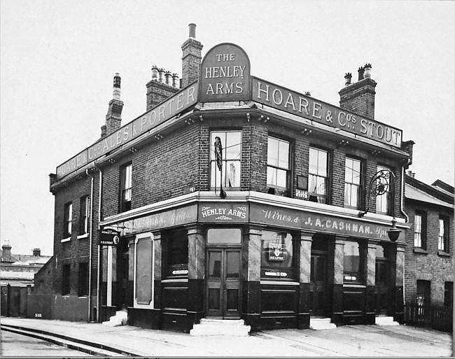 Henley Arms, 268 Albert Road, North Woolwich - circa 1940 with landlady J A Cashman