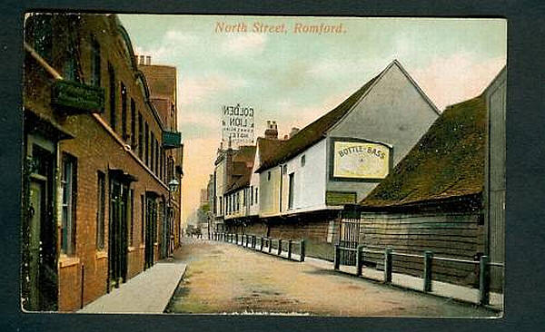 Golden Lion, North Street, Romford - posted in 1913
