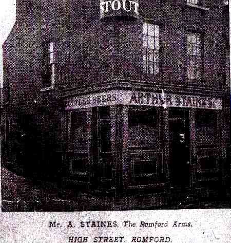 Romford Arms, High Street, Romford circa 1910