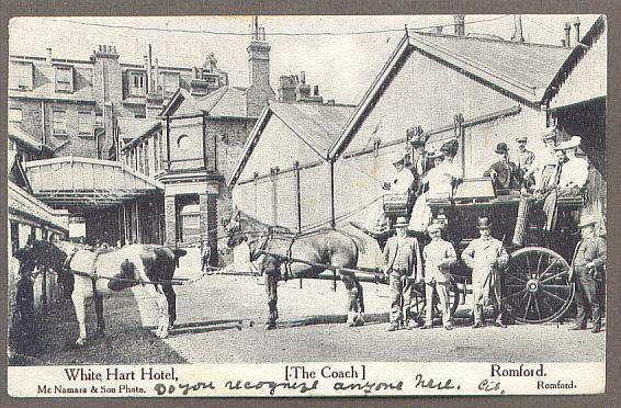 White Hart Hotel, High Street, Romford - this is looking from the Brewery Shopping centre towards London Road