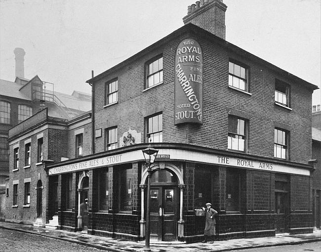 The Royal Arms, Winchester street E16 at the corner of Factory road