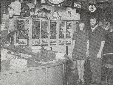 Mrs & Mrs davies in the Old Kings Head, in 1969