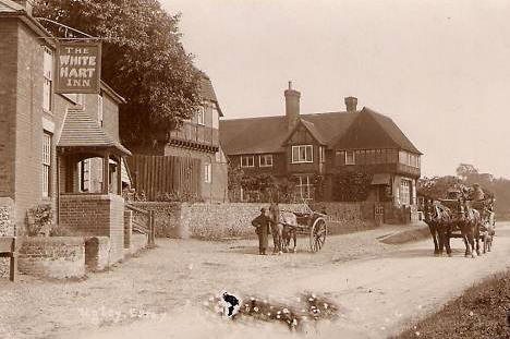 White Hart Inn, Ugley - posted in 1921